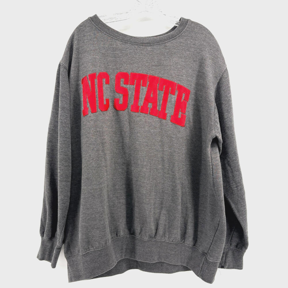 Vintage MV Sport NC State Lightweight Sweatshirt Dark Gray Size XL